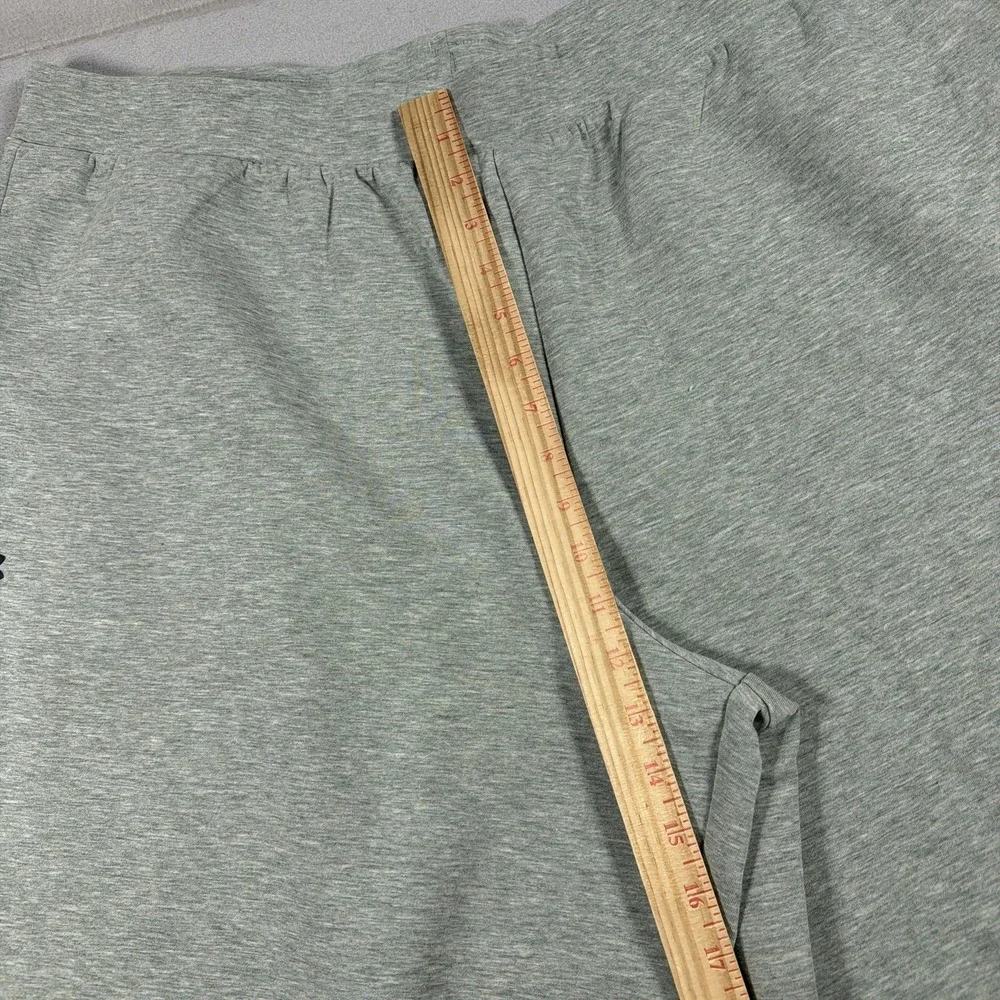 Under Armour Sweatpants Women 2XL Gray UA Unstoppable Fleece Wide Leg Drawstring
